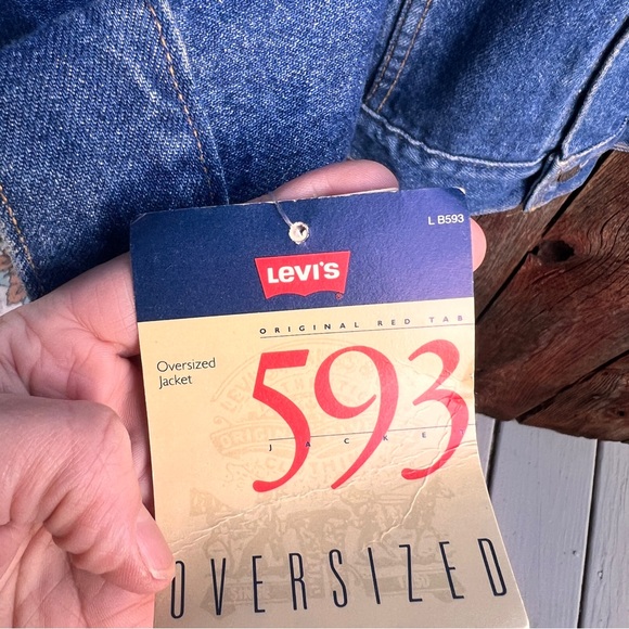 NWT Vintage Levi's Trucker 593 Jean Jacket size M - Picture 2 of 8